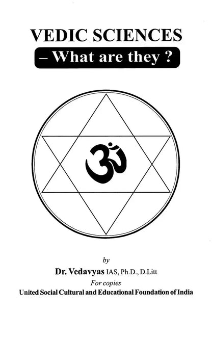 Vedic Sciences: What are they?