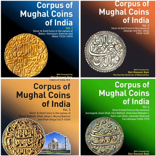 Corpus Of Mughal Coins of India (4-Vol Set)
