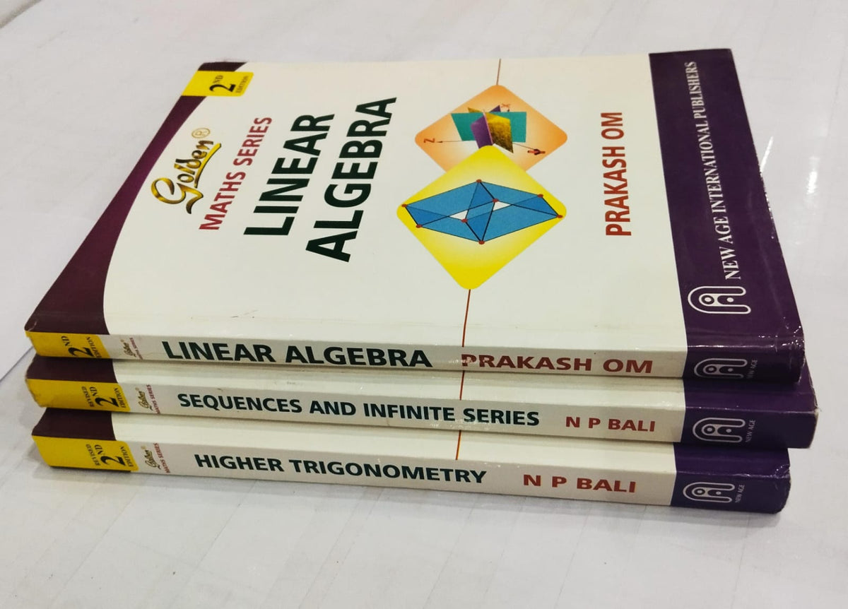 Golden Math Book Texture Golden Mathematics Series Book Set – Trigonometry, Infinite Series, Al ...