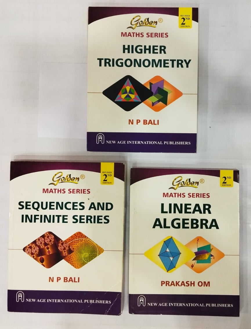 Golden Mathematics Series Book Set – Trigonometry, Infinite Series, Al ...