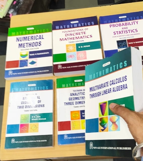 Higher Studies Mathematics 6‑Book Combo Set – New Age Publications: Calculus, Probability, Discrete Math, 2D & 3D Geometry, Numerical Methods