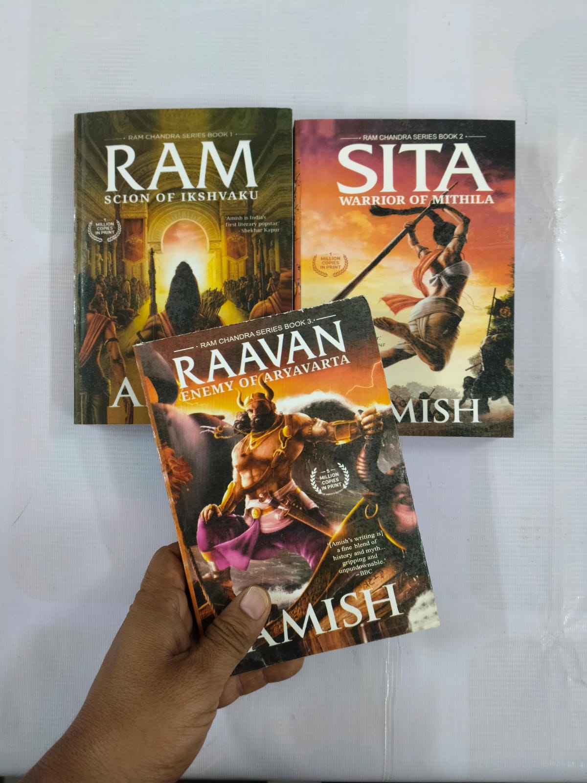 Ram+Sita+Ravan : A Journey Through Ancient Wisdom and Human Psychology (3 Book Combo)