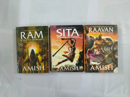 Ram+Sita+Ravan : A Journey Through Ancient Wisdom and Human Psychology (3 Book Combo)