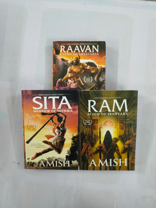 Ram+Sita+Ravan : A Journey Through Ancient Wisdom and Human Psychology (3 Book Combo)