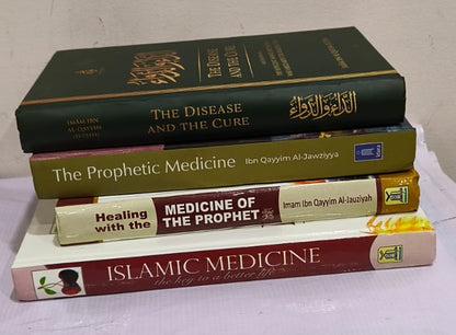 Islamic & Prophetic Medicine Healing 4 Book Hardcover Set Natural Cure