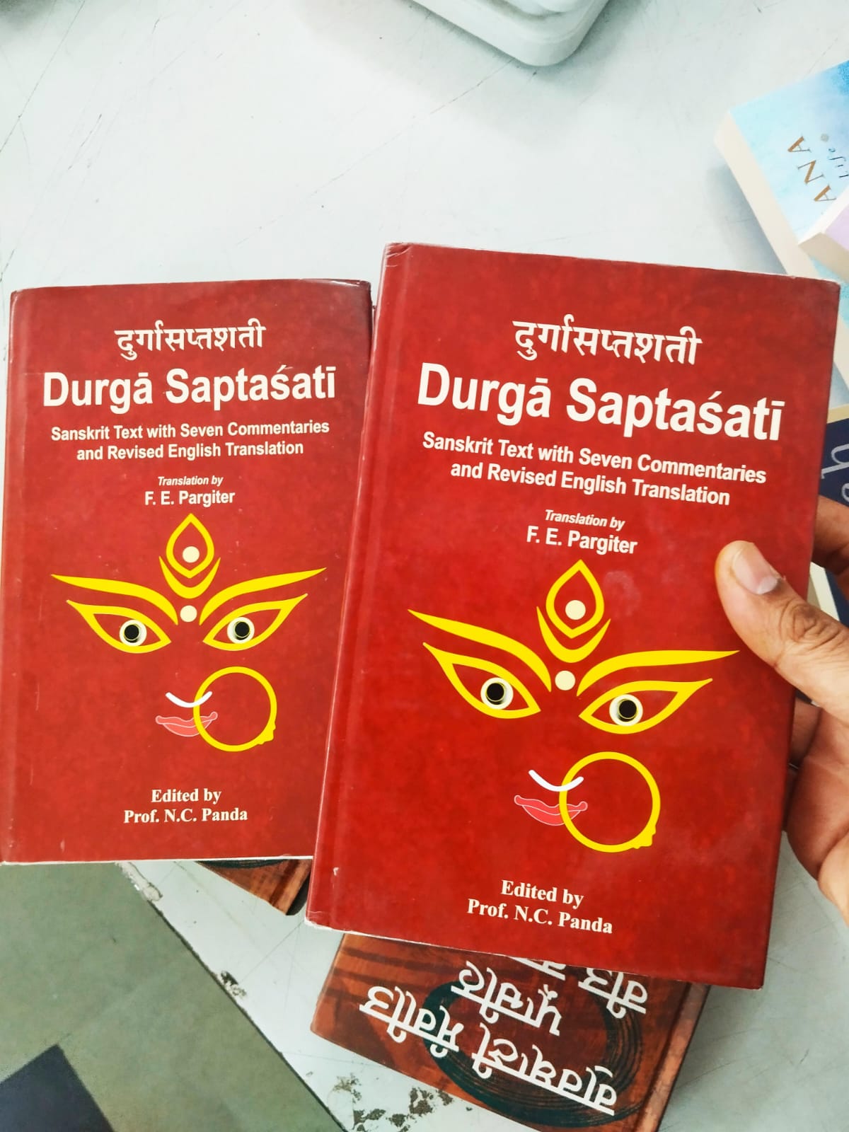 दुर्गा सप्तशती- Durga Saptasati Sanskrit Text with Seven Commentaries (Set of 2 Volumes)