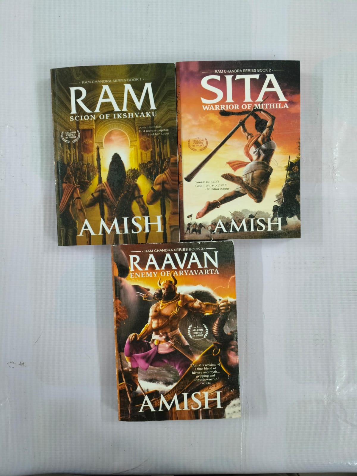 Ram+Sita+Ravan : A Journey Through Ancient Wisdom and Human Psychology (3 Book Combo)