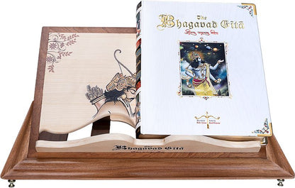 The Bhagavad Gita (With Wooden Box and Stand)