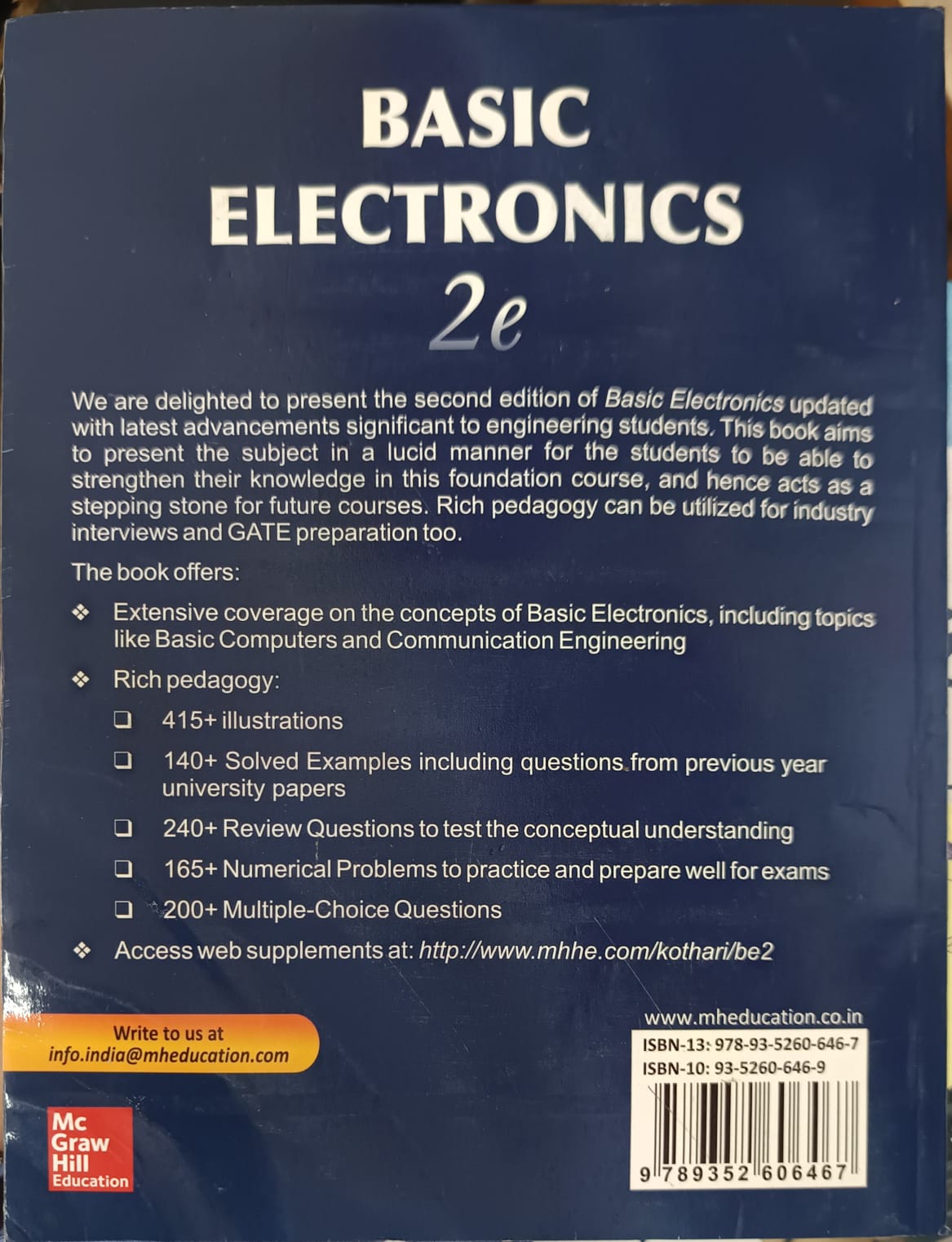 Basic Electronics 2nd Edition - Used