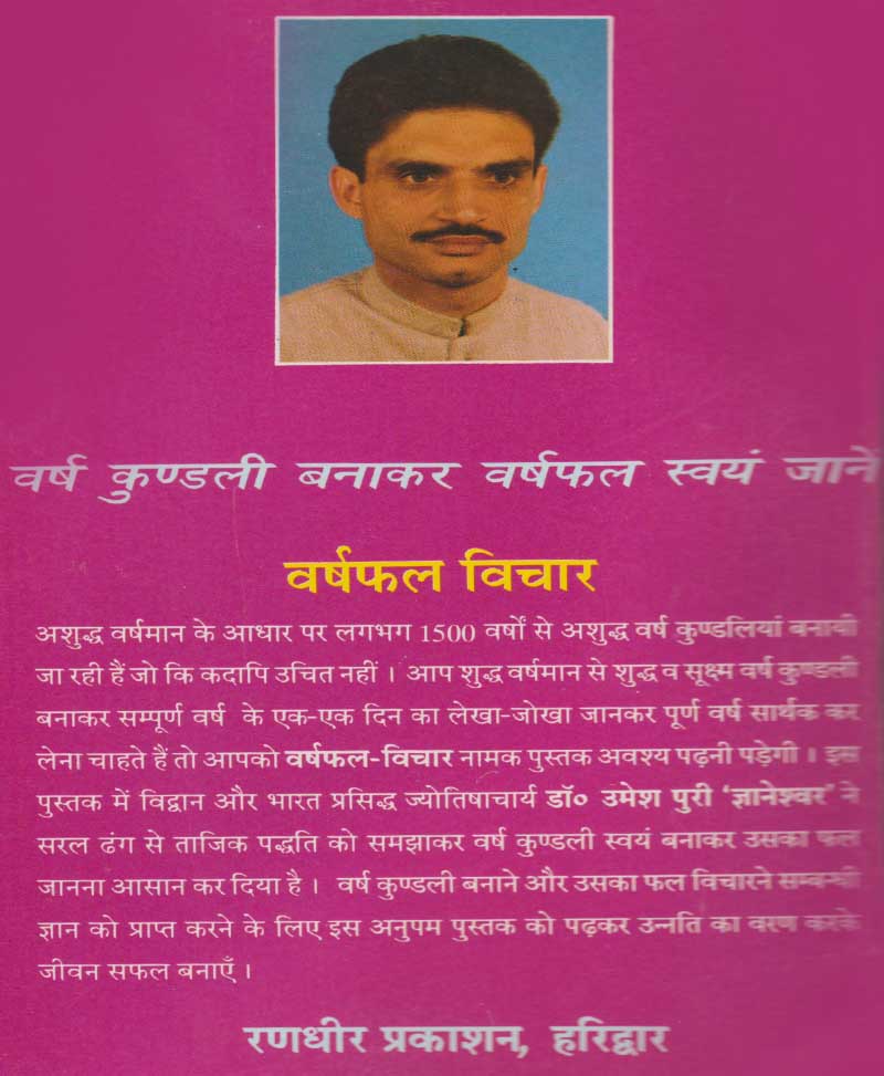 वर्षफल विचार