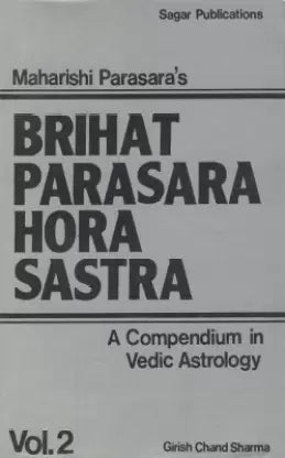 Brihat Parashara Hora Shastra (Set of 2 Volumes) - English