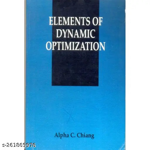 Elements of Dynamic Optimization