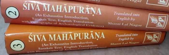 Siva Mahapurana Vol. 2 and Vol. 3 , translated by Shanti Lal Nagar