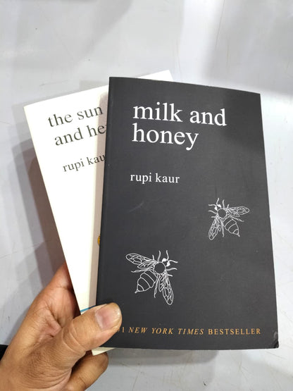 By Rupi Kaur( Milk and Honey & The Sun and Her Flowers ) 2 Books Collection Set