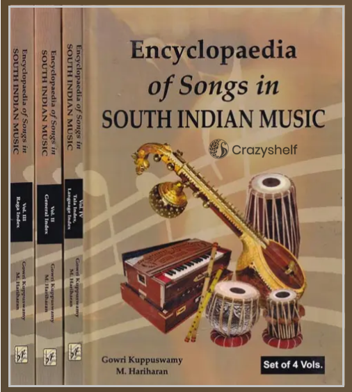 Encyclopaedia of Songs in South Indian Music (Set of 4 Volumes)