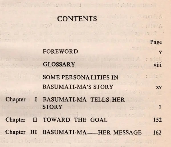 Divine Joy At Play- As Realized by Basumati-Ma