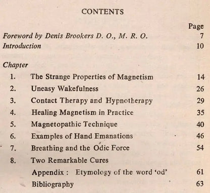 Healing Magnetism- The Power Behind Contact Therapy (An Old and Rare Book)