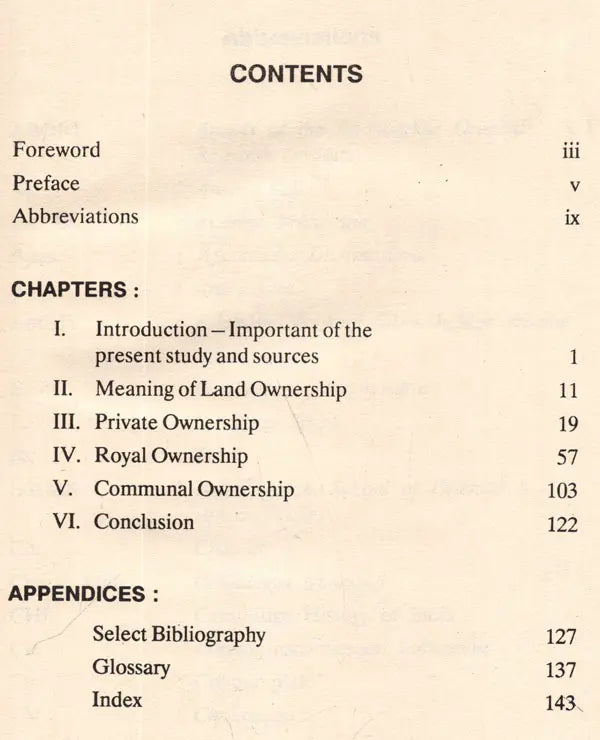 Ownership of Land in Ancient India (From Vedic Age upto A.D. 650) An Old and Rare Book