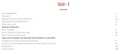 Yoga-Sutras of Patanjali With The Exposition of Vyasa (Set of 2 Books)