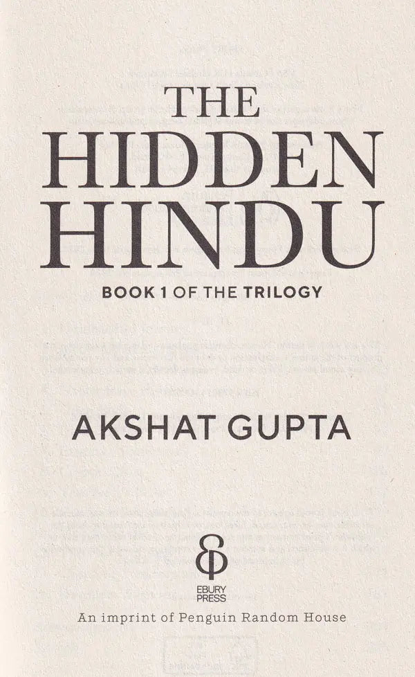 The Hidden Hindu (Set of 3 Volumes)