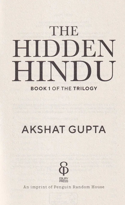 The Hidden Hindu (Set of 3 Volumes)