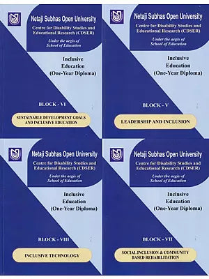 Inclusive Education (One-Year Diploma) Semester - II: Centre for Disability Studies and Educational Research (CDSER) Set of 4 Books
