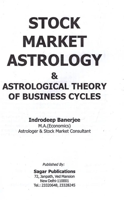 Stock Market Astrology & Astrological Theory of Business Cycles