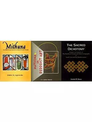 Mithuna (The Male-Female Symbol in Indian Art)- Set of 3 Books