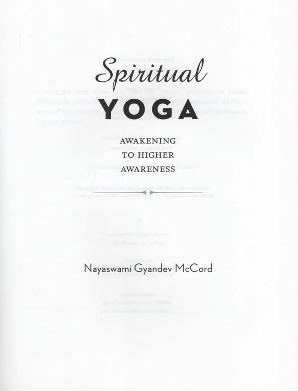 Spiritual Yoga: Awakening to Higher Awareness