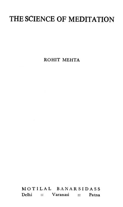 The Science of Meditation