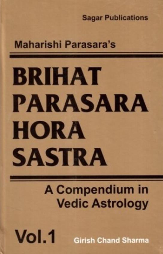 Brihat Parashara Hora Shastra (Set of 2 Volumes) - English