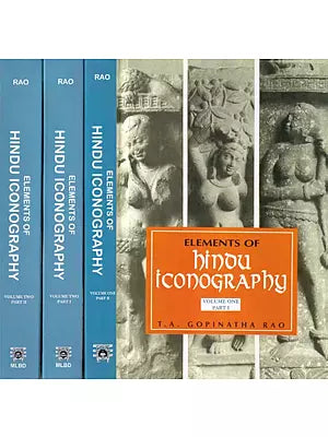 Elements of Hindu Iconography (Set of 2 Volumes in 4 Parts)