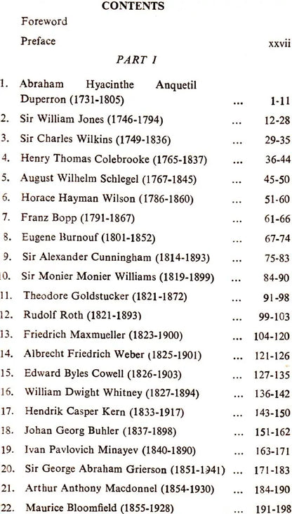 Indology and Its Eminent Western Savants