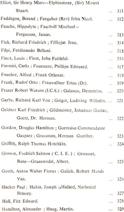 Indology and Its Eminent Western Savants