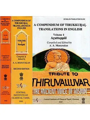 A Compendium of Tirukkural Translation in English (Set of 3 Books)