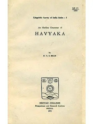 An Outline Grammar of Havyaka