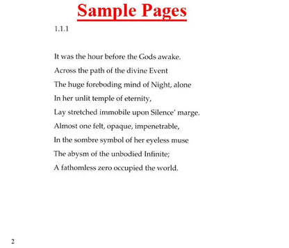 Meditation on Savitri (Book One - The Book of Beginnings)