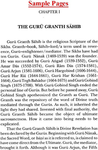 The Guru Granth Sahib: Its Physics and Metaphysics