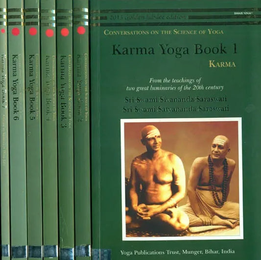 Karma Yoga Book: Conversations of The Science of Yoga (Set of 7 Books) By Swami Sivananda Saraswati And Sri Swami Satyananda Saraswati