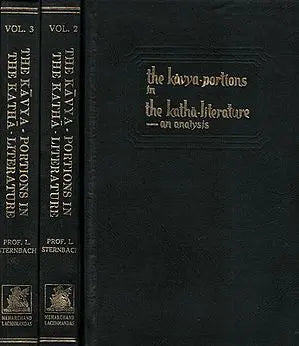 The Kavya-Portions in The Katha-Literature-An Analysis (An Old and Rare Book Set of Volume-3)
