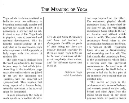 Yoga (A Guide to Healthy Living)