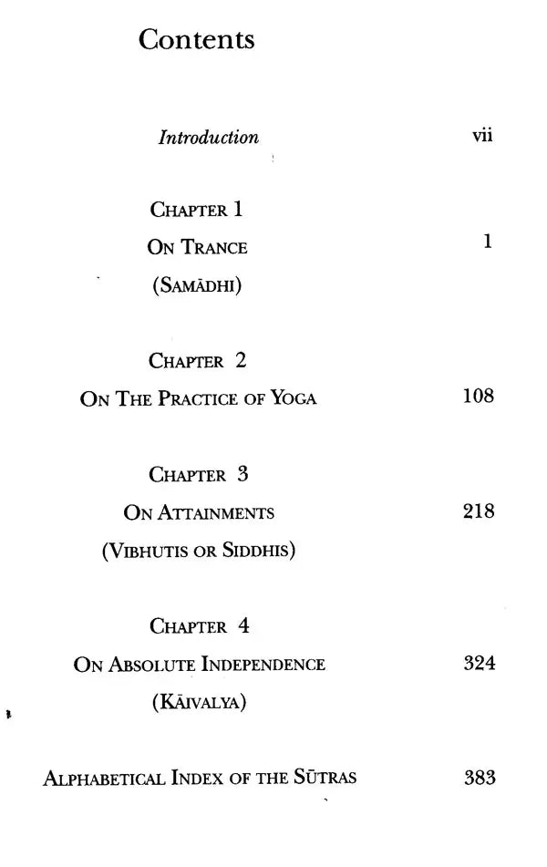 Patanjali's Yoga Sutras