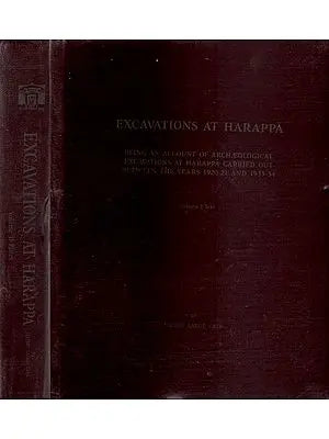 Excavations At Harappa - Set of 2 Volumes (An Old and Rare Book)