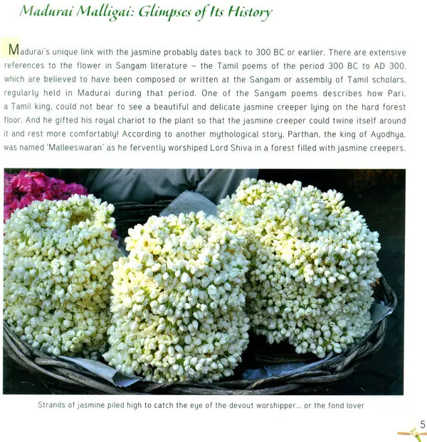 Madurai Malligai - Madurai and Its Jasmine (A Celebration)