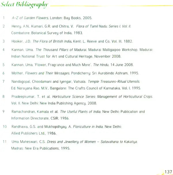 Madurai Malligai - Madurai and Its Jasmine (A Celebration)