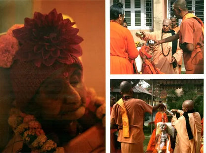मेरे आराध्य के चरणों में- At the Feet of My Beloved Guru (Horizontal Edition)