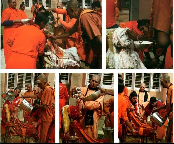 मेरे आराध्य के चरणों में- At the Feet of My Beloved Guru (Horizontal Edition)