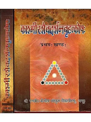 काश्मीरशैवदर्शनबृहत्कोष: Encyclopedia of Kasmira Saivism (Set of 2 Volumes) (An Old and Rare Book)