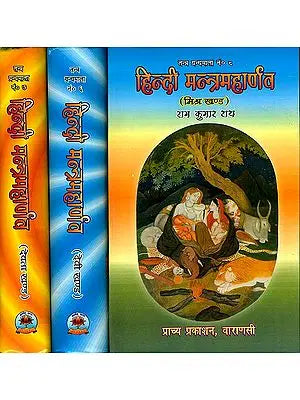 हिन्दी मन्त्रमहार्णव - मिश्र खंड,  देवी खंड और देवता खंड (संस्कृत एवम् हिन्दी अनुवाद): Hindi Mantra Maharnava- Mishra, Devi and Devata Khand (Set of 3 Volumes)