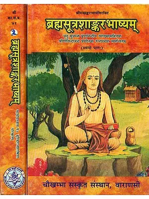 ब्रह्मसूत्रशाङ्करभाष्यम्: Brahma Sutra Shankar Bhashya with Ratna Prabha and Purnanandi (Set of 2 Volumes)